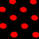 Big Polka Dot Printed Poly Cotton Fabric - 65% Cotton 35% Polyester, 1" Polka Dots, 59" Width (1 Yard)