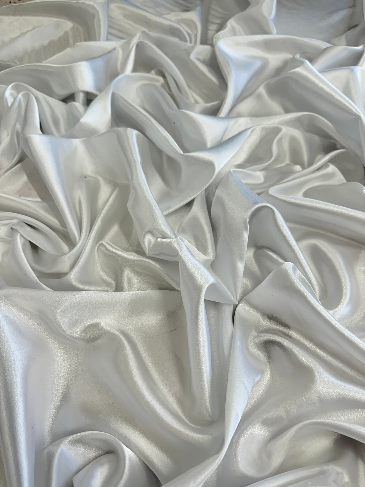 Off White Luxury Silky Stretch Satin