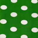 Poly Cotton Fabric Big Polka Dot Print