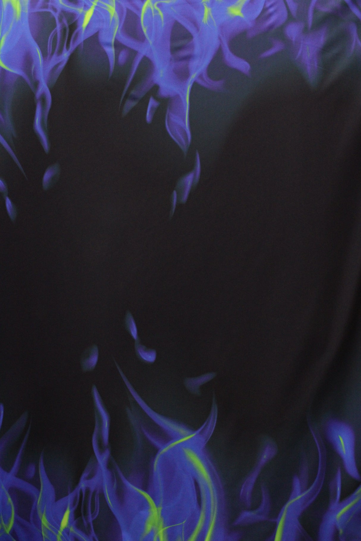 Flame Print Polyester Spandex Fabric - Flame Print, 58/60" Width (1 Yard)