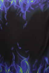 Flame Print Polyester Spandex Fabric - Flame Print, 58/60" Width (1 Yard)
