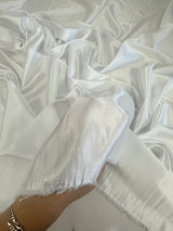Off White Luxury Silky Stretch Satin