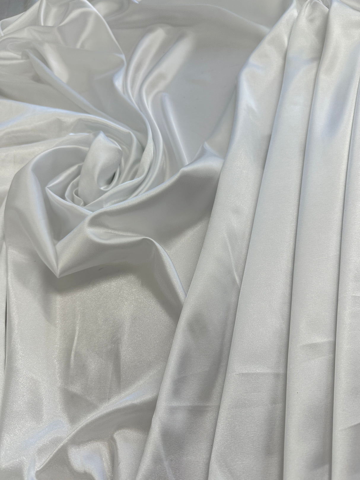 Off White Luxury Silky Stretch Satin