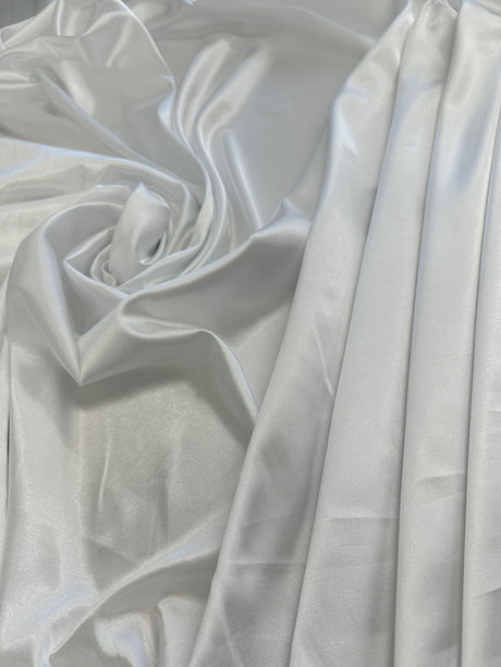 Off White Luxury Silky Stretch Satin