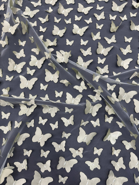 3D Butterfly Lace Pistachio
