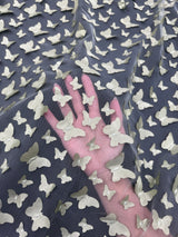 3D Butterfly Lace Pistachio