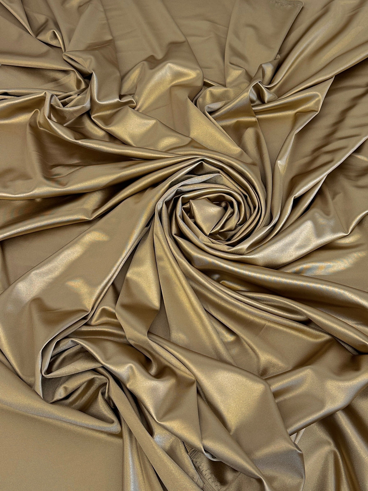 Stretch Silky Satin Gold