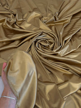 Stretch Silky Satin Gold