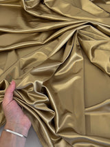 Stretch Silky Satin Gold