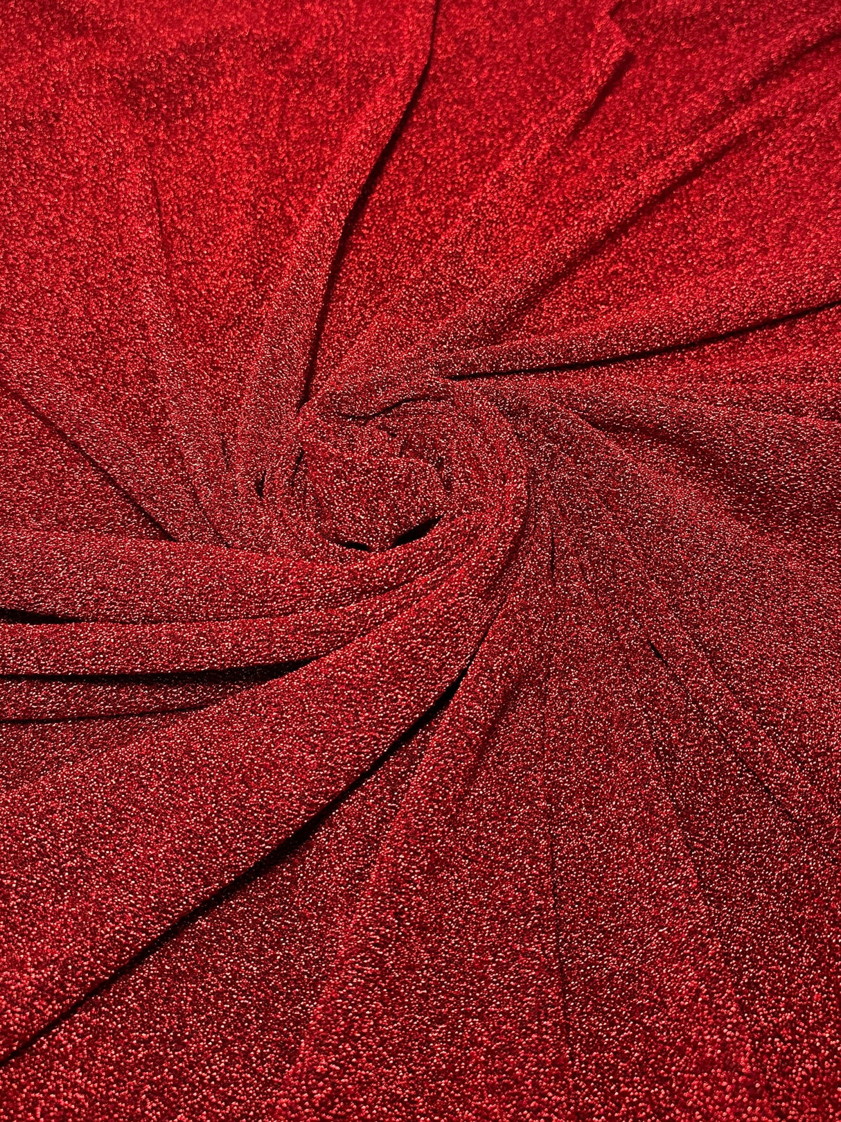 Red Glitter Lurex Jersey