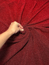 Red Glitter Lurex Jersey