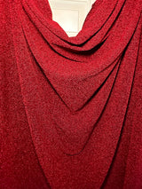 Red Glitter Lurex Jersey