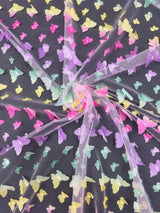 3D Butterfly Lace Rainbow Multicolor