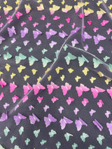 3D Butterfly Lace Rainbow Multicolor