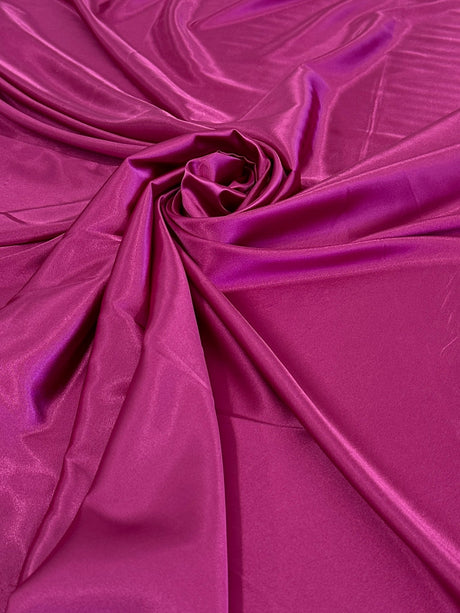 Stretch Satin Fuchsia