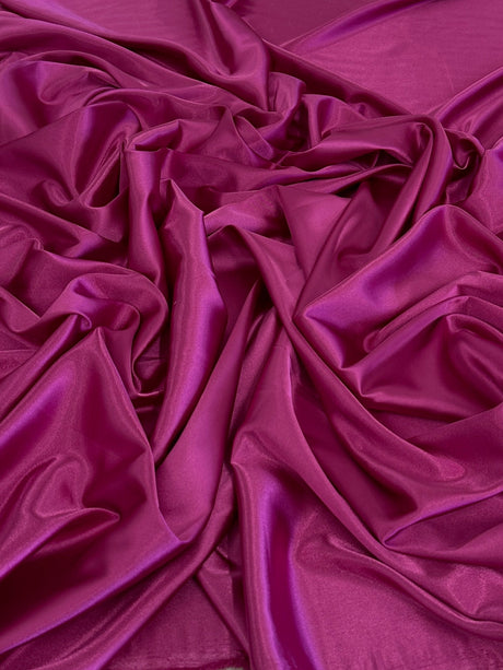Stretch Satin Fuchsia