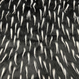 1 Yard Two Tone Spike Shaggy Faux Fur Fabric 100% Polyester