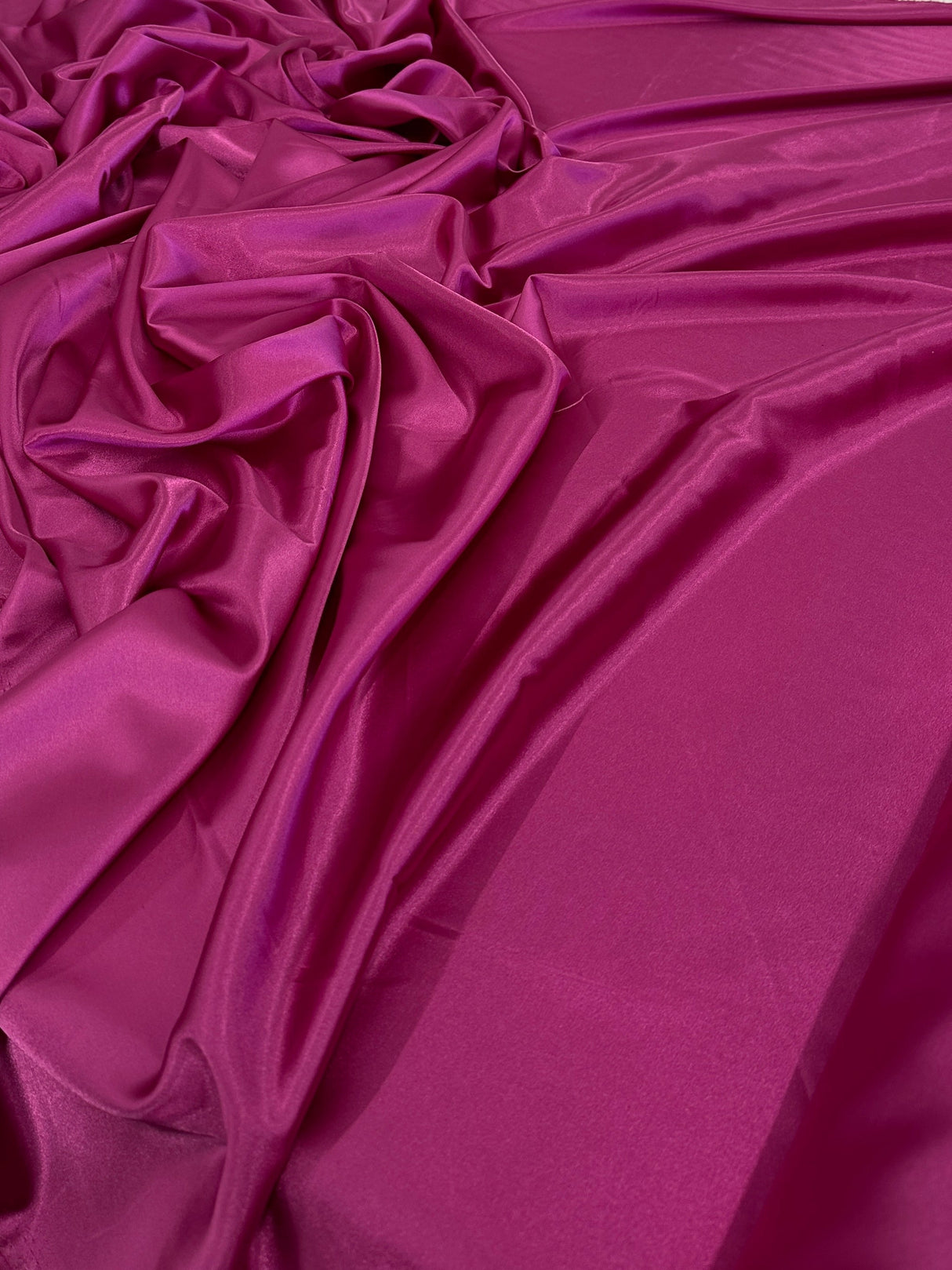 Stretch Satin Fuchsia