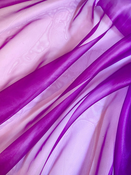 Magenta Crystal Organza