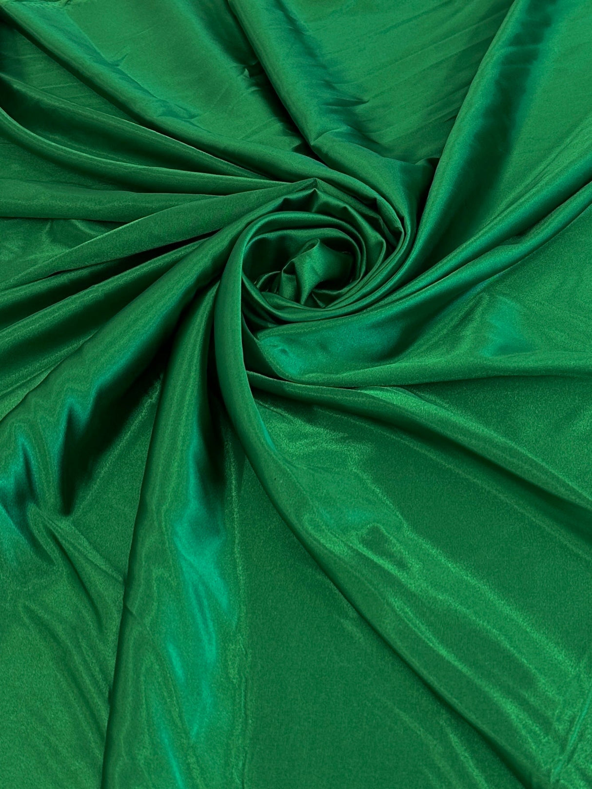 Luxury Silky Stretch Satin Kelly Green