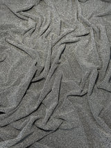 Silver Glitter Lurex Jersey