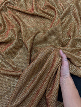 Shimmery Lurex Brocade Antique Gold