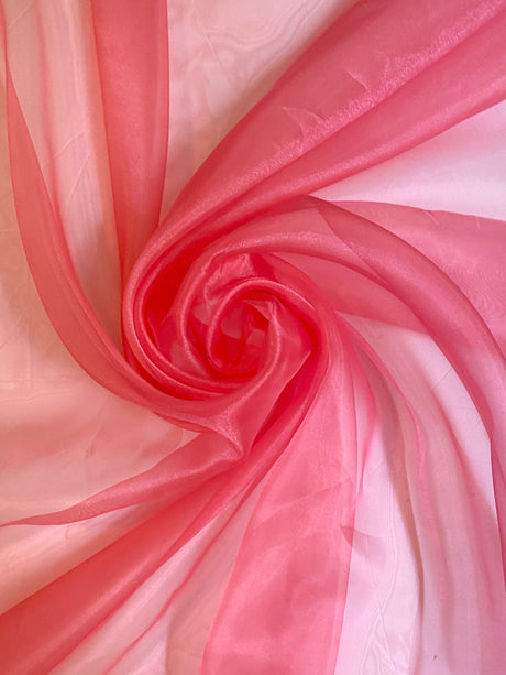 Crystal Organza Coral