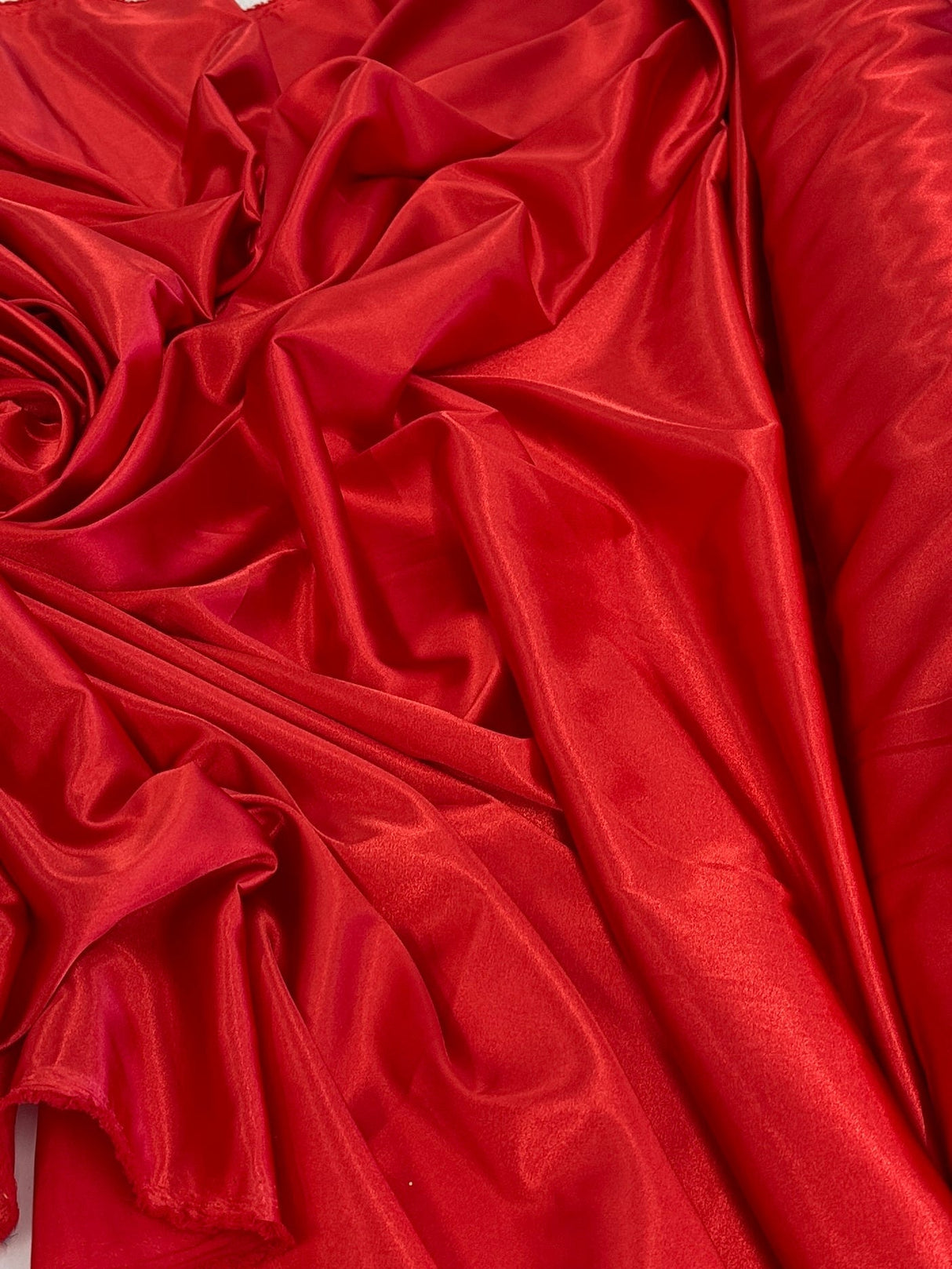 Red Luxury Silky Stretch Satin
