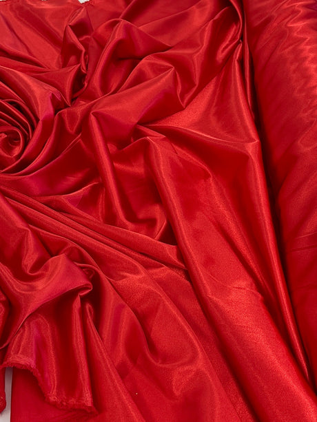 Red Luxury Silky Stretch Satin