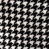 Velvet Upholstery Fabric Hound Black & White