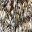 Faux Fur Shag Fabric Coyote Multicolor