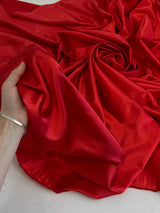 Red Luxury Silky Stretch Satin