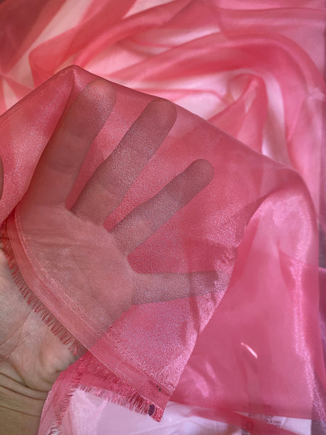 Crystal Organza Coral
