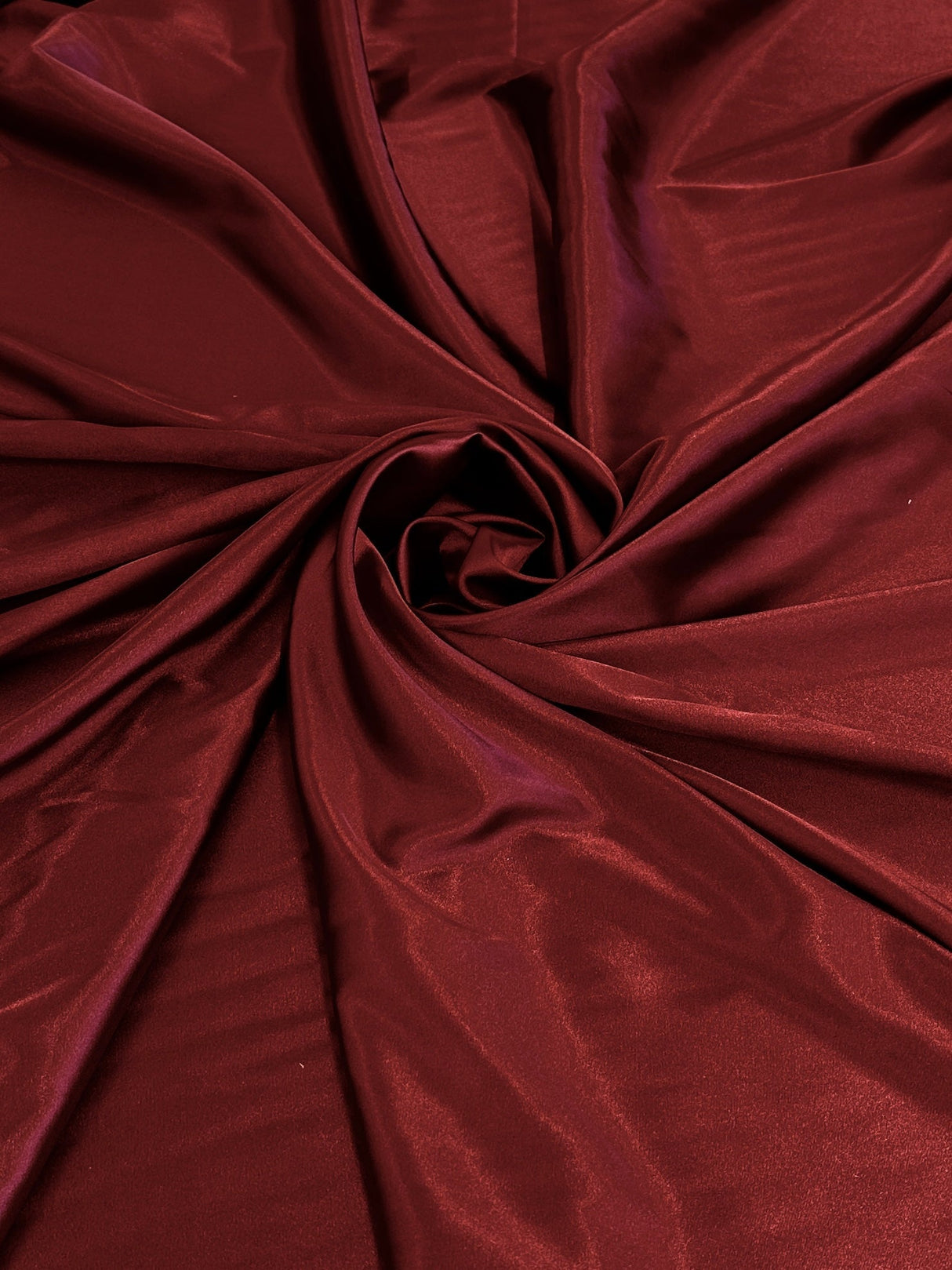 Burgundy Luxury Silky Stretch Satin