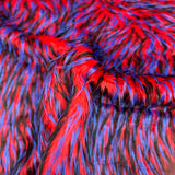 Faux Fur Fabric Three Spike Shaggy Colorful