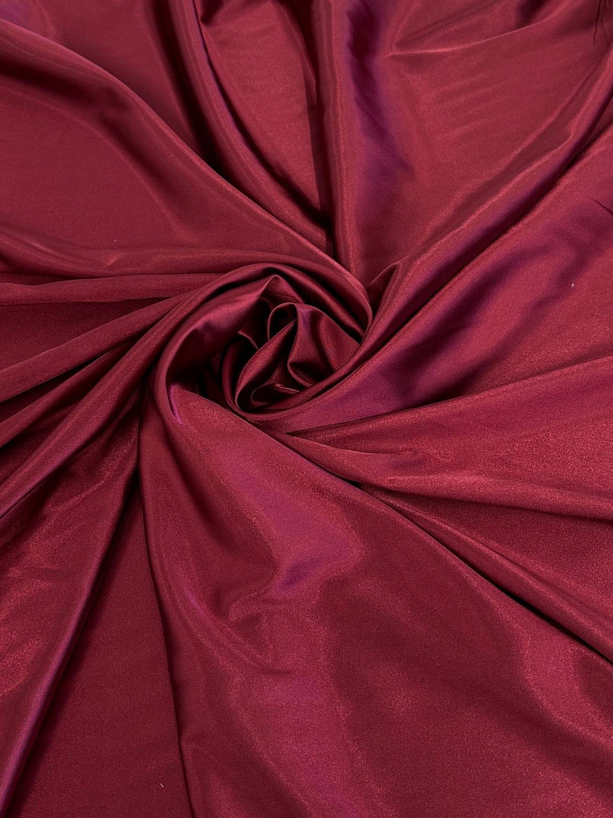 Burgundy Luxury Silky Stretch Satin