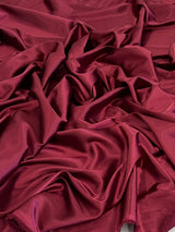 Burgundy Luxury Silky Stretch Satin