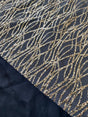 Gold Glitter Lace on Mesh