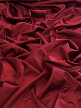 Burgundy Luxury Silky Stretch Satin