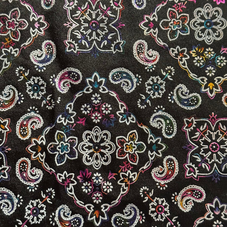 Nylon Spandex Fabric Bandana Foil 60"