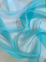 Shimmering Crystal Organza Turquoise
