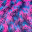 Three Tone Shaggy Faux Fur Fabric - Three Tone Faux Fur Fabric, 60" Width, 4" Pile Length (1 Yard)