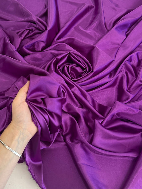 Stretch Satin Magenta
