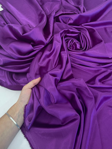 Stretch Satin Magenta