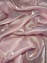 Liquid Shimmery Organza Baby Pink