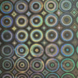 Hologram Polyester Spandex Fabric Silver Bull's Eye 60"