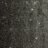 Glitter Velvet Fabric Black Silver 60"