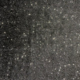 Glitter Velvet Fabric Black Silver 60"