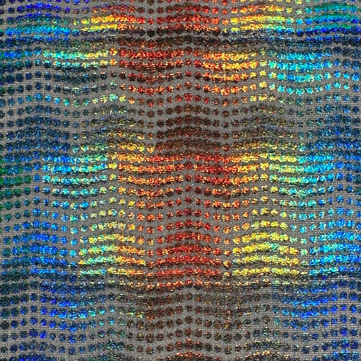 Nylon Spandex Hologram Fabric 4-Way Stretch