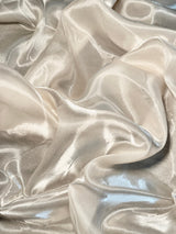 Liquid Shimmery Organza Ivory